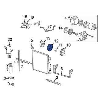 Mazda OE - A/C Compressor Clutch Pulley