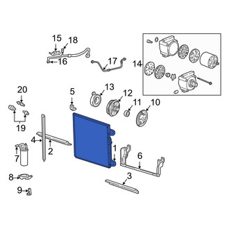 Mazda OE - A/C Condenser