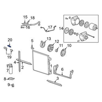 Mazda OE - A/C Service Valve Core
