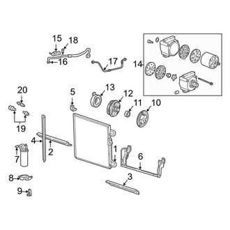 Mazda OE - Air Conditioner & Heater - Condenser, Compressor & Lines