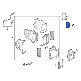 Mazda OE - Front A/C Evaporator Core Seal