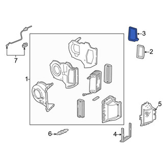 Mazda OE - Rear A/C Evaporator Core Seal