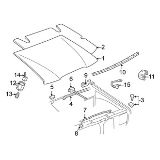 Mazda OE - Hood & Components