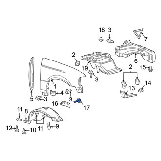 Mazda OE - Tail Light Clip