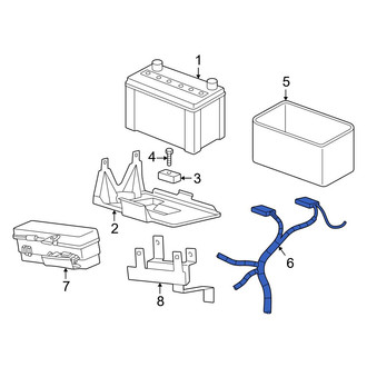 Mazda OE - Battery Cable Harness