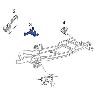 Mazda OE - ABS Control Module Bracket