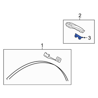 Mazda OE - Tire Pressure Monitoring System (TPMS) Sensor Clip