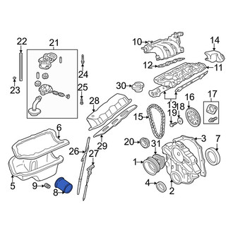 Mazda OE - Engine Oil Filter