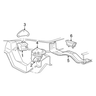 Mazda OE - Engine & Transmission Mounting (RWD 3.0L)