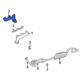 Mazda OE - Left Exhaust Manifold