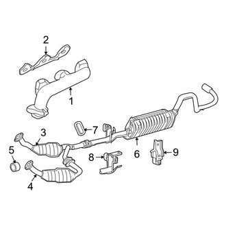 Mazda OE - Exhaust System - Exhaust Components
