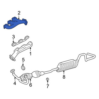 Mazda OE - Left Exhaust Manifold