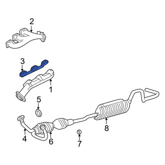 Mazda OE - Exhaust Manifold Gasket