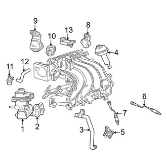 Mazda OE - Emission System - Emission Components (Base)
