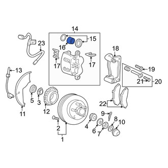 Mazda OE - Front Disc Brake Caliper Piston