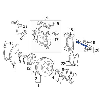 Mazda OE - Front Disc Brake Caliper Pin