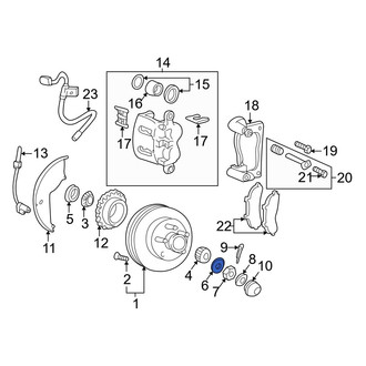Mazda OE - Axle Nut Washer