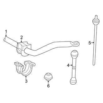 Mazda OE - Front Suspension - Stabilizer Bar & Components (With Coil Spring Suspension)
