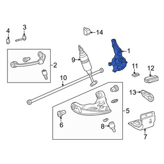 Mazda OE - Front Right Steering Knuckle