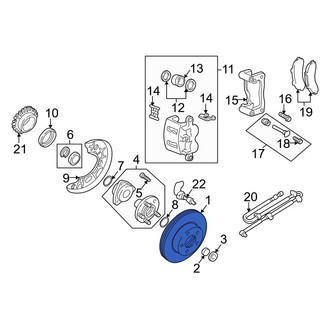 Mazda OE - Front Disc Brake Rotor