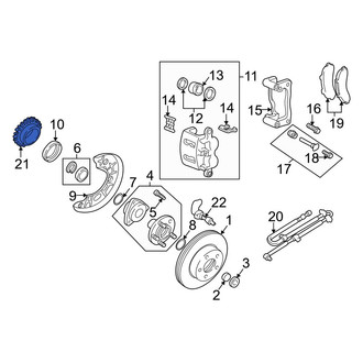 Mazda OE - Rear ABS Wheel Speed Sensor Tone Ring
