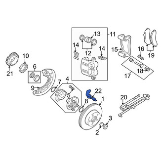 Mazda OE - Rear Right Brake Hydraulic Line