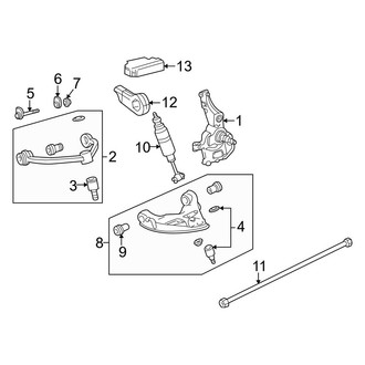 Mazda OE - Front Suspension - Suspension Components (4WD 3.0L / 4.0L)