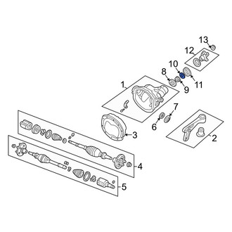 Mazda OE - Differential Pinion Bearing Washer