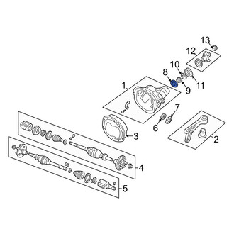 Mazda OE - Front Inner Differential Pinion Race