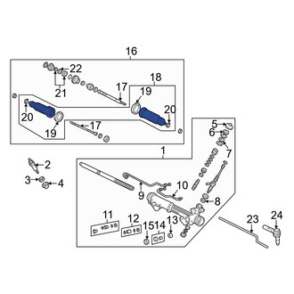 Mazda OE - Rack and Pinion Bellows