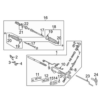 Mazda OE - Steering Gear & Linkage