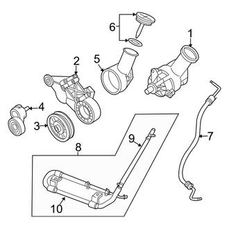 Mazda OE - Front Power Steering Cooler