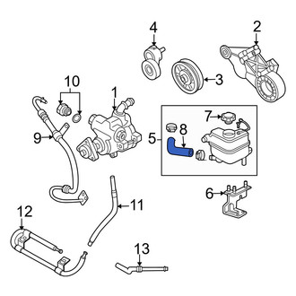 Mazda OE - Power Steering Reservoir Hose