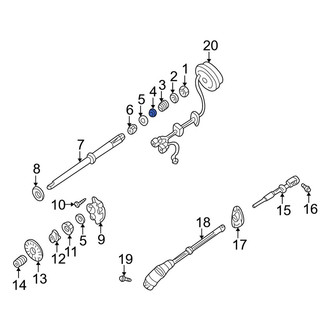Mazda OE - Turn Signal Cancel Cam Plate Retaining Ring
