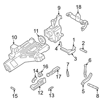Mazda OE - Steering Column - Upper Components (With Tilt Wheel)