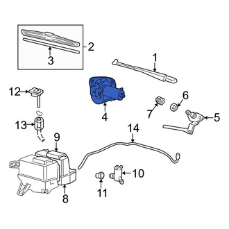 Mazda OE - Wiper Motor