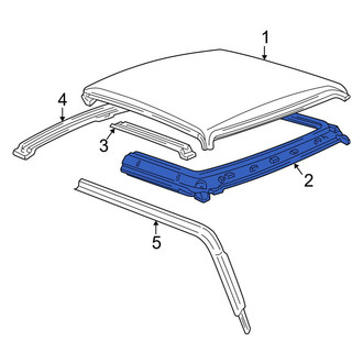 Mazda OE - Roof Header Panel