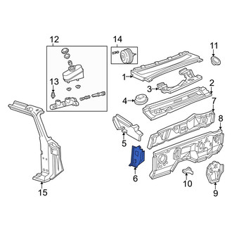 Mazda OE - Right Cowl Panel Reinforcement