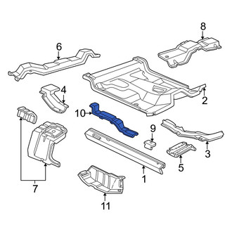 Mazda OE - Inner Seat Belt Lap and Shoulder Belt Bracket