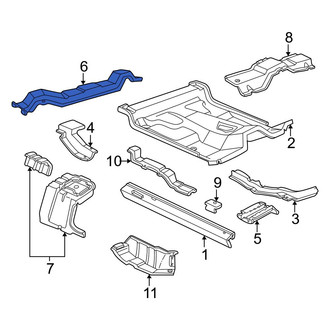 Mazda OE - Rear Floor Pan Crossmember