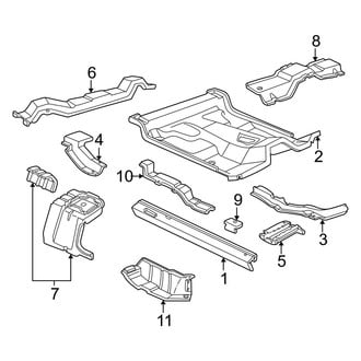 Mazda OE - Cab - Floor (Regular Cab), (Regular Cab)