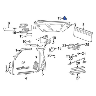 Mazda OE - Coat Hook