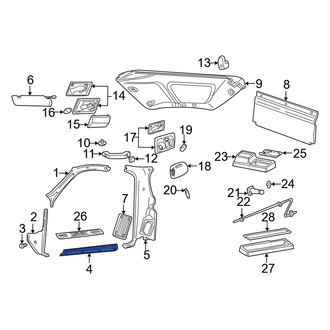 Mazda OE - Front Outer Door Sill Plate