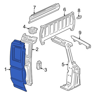 Mazda OE - Left Inner Side Body Panel Molding
