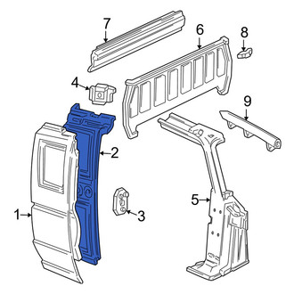 Mazda OE - Right Inner Side Body Panel Molding