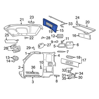 Mazda OE - Rear Body Panel Trim Panel