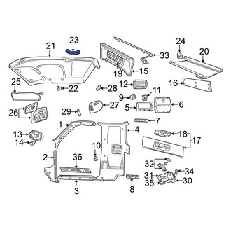 Mazda OE - Front Interior Grab Bar