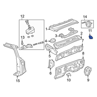 Mazda OE - Cowl Panel Drain Valve