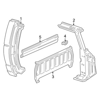 Mazda OE - Cab - Exterior Trim (SE / Troy Lee 4 Doors)