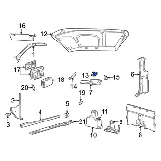 Mazda OE - Headliner Clip